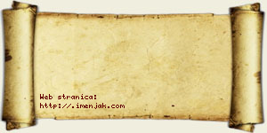 Žanka Dinić vizit kartica